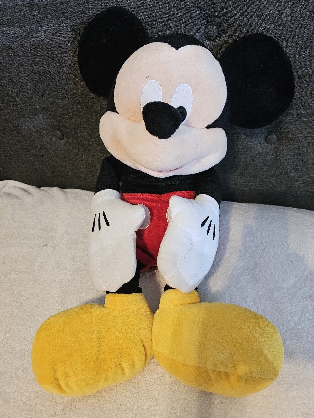 Large Disney Junior Mickey Mouse Jumbo 24"-25" Plush Stuffed Animal by Just Play